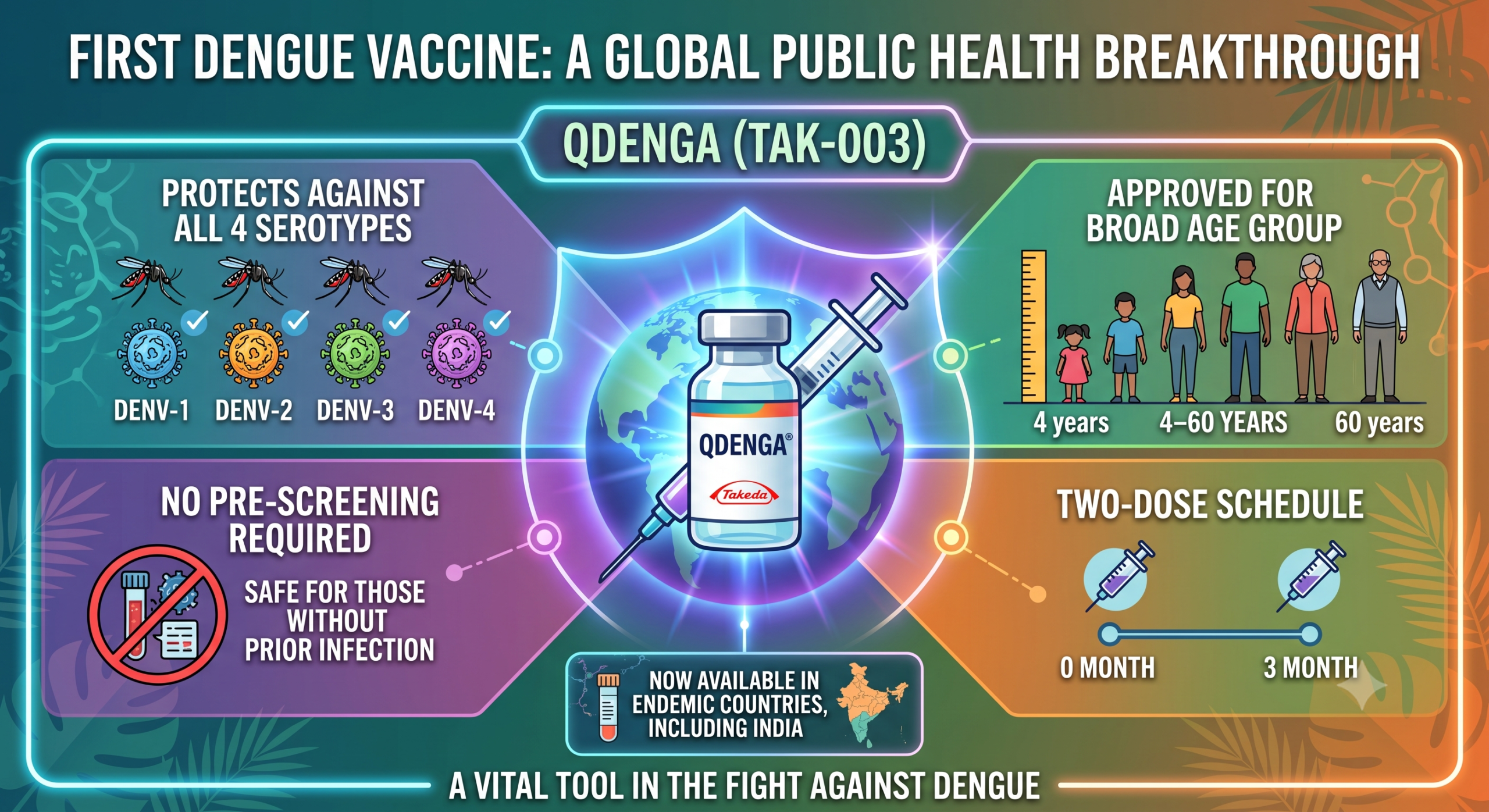 First Dengue Vaccine